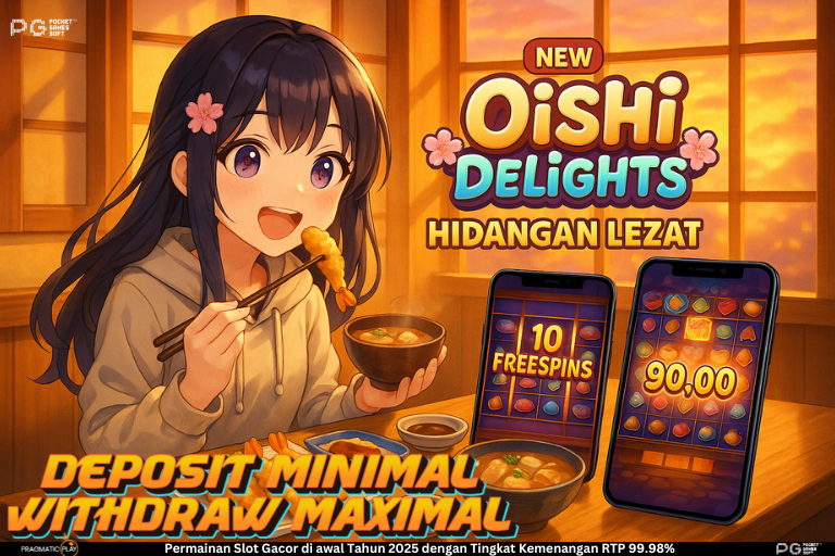 Oishi Delights: Slot Online Bertema Kuliner Jepang yang Menggugah Selera