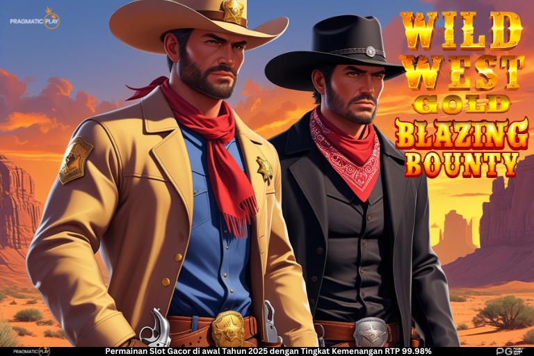 Wild West Gold Blazzing Bounty: Slot Online Bertema Cowboy